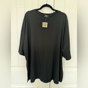 Dressed in LALA Black Oversized Tee